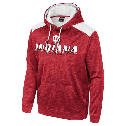 Indiana Hoosiers Men's Marled Crimson Hoodie