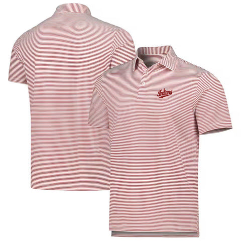 Indiana Hoosiers Men's Vineyard Vines Striped Polo