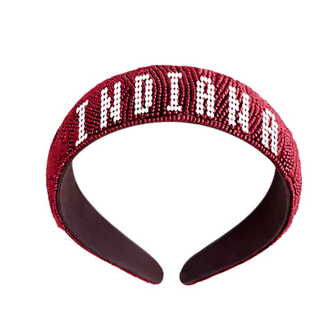 Indiana Hoosiers Minerva Beaded Headband