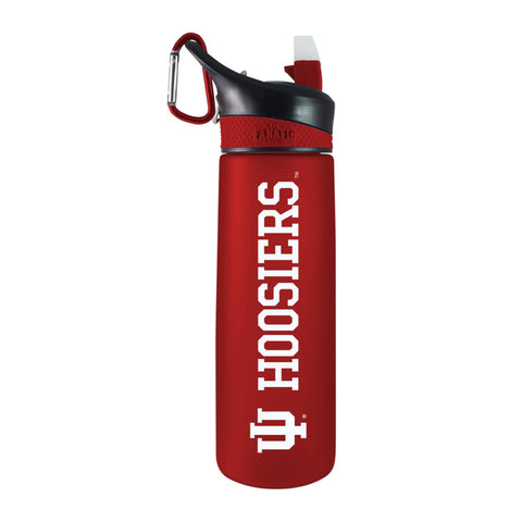 Indiana Hoosiers Red Frosted Sport Bottle