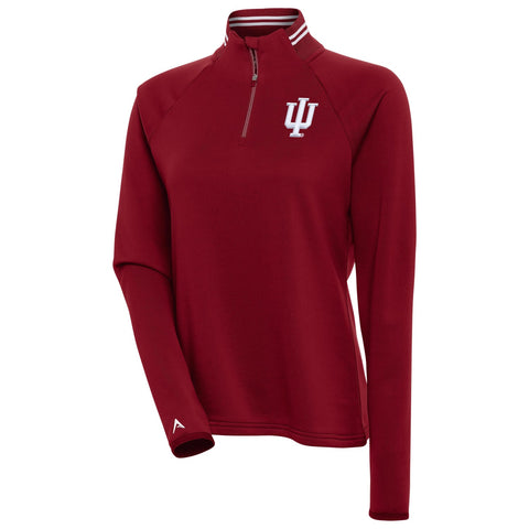 Indiana Hoosiers Women's Antigua Milo Quarter-Zip