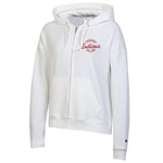 Indiana Hoosiers Women's Champion White Circle Logo Quarter-Zip