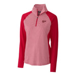 Indiana Hoosiers Women's Cutter &amp; Buck Forge Stripe Quarter-Zip