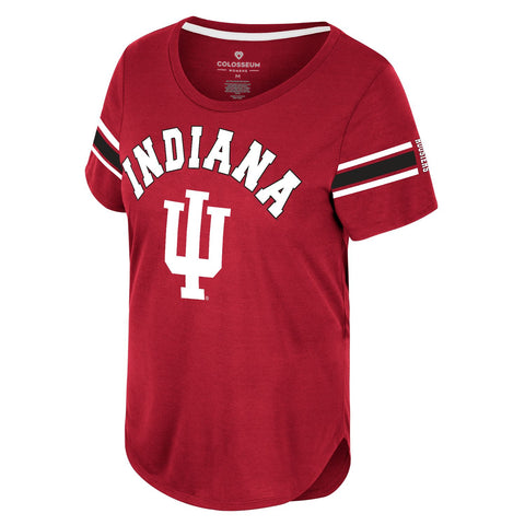Indiana Hoosiers Women's Scoopneck Crimson T-Shirt