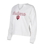 Indiana Hoosiers Women's Sienna V-Neck Long-Sleeve T-Shirt