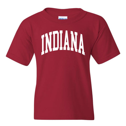 Indiana Hoosiers Youth Jumbo Arch Cardinal T-Shirt