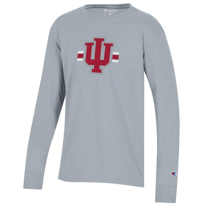 Indiana Hoosiers Youth Trident Long-Sleeve T-Shirt