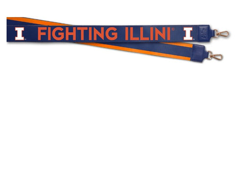 Illinois Fighting Illini 1.5" X 55" Purse Strap