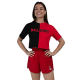 BSU Cardinals Women's Hype &amp; Vice Brandy Cropped T-Shirt