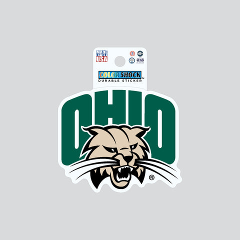 Ohio Bobcats Durable Sticker