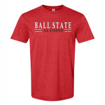 BSU Cardinals Alumni Three Stripe T-Shirt