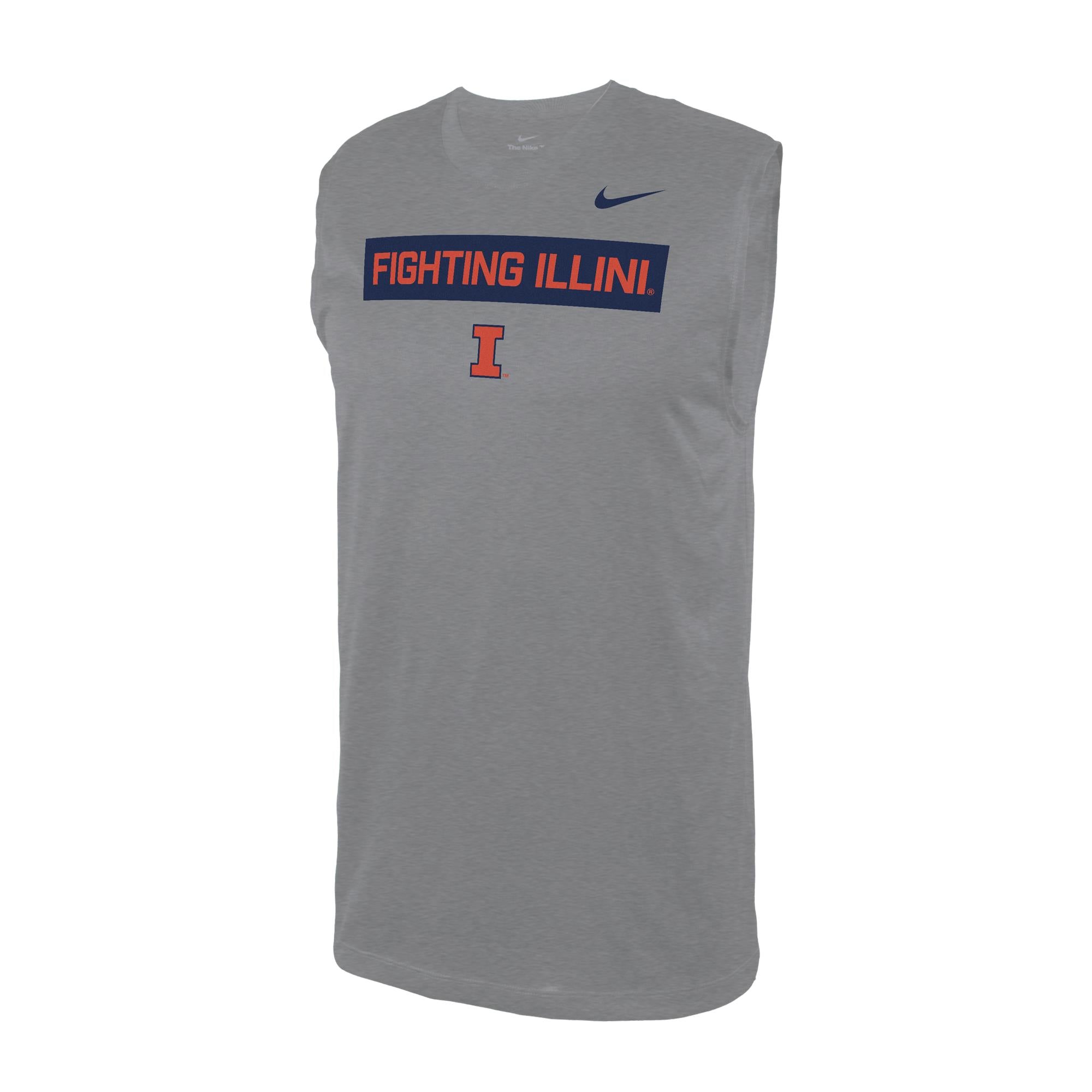 Illinois Nike Tank Grey Fighting Illini – Gameday Spirit Fanstore