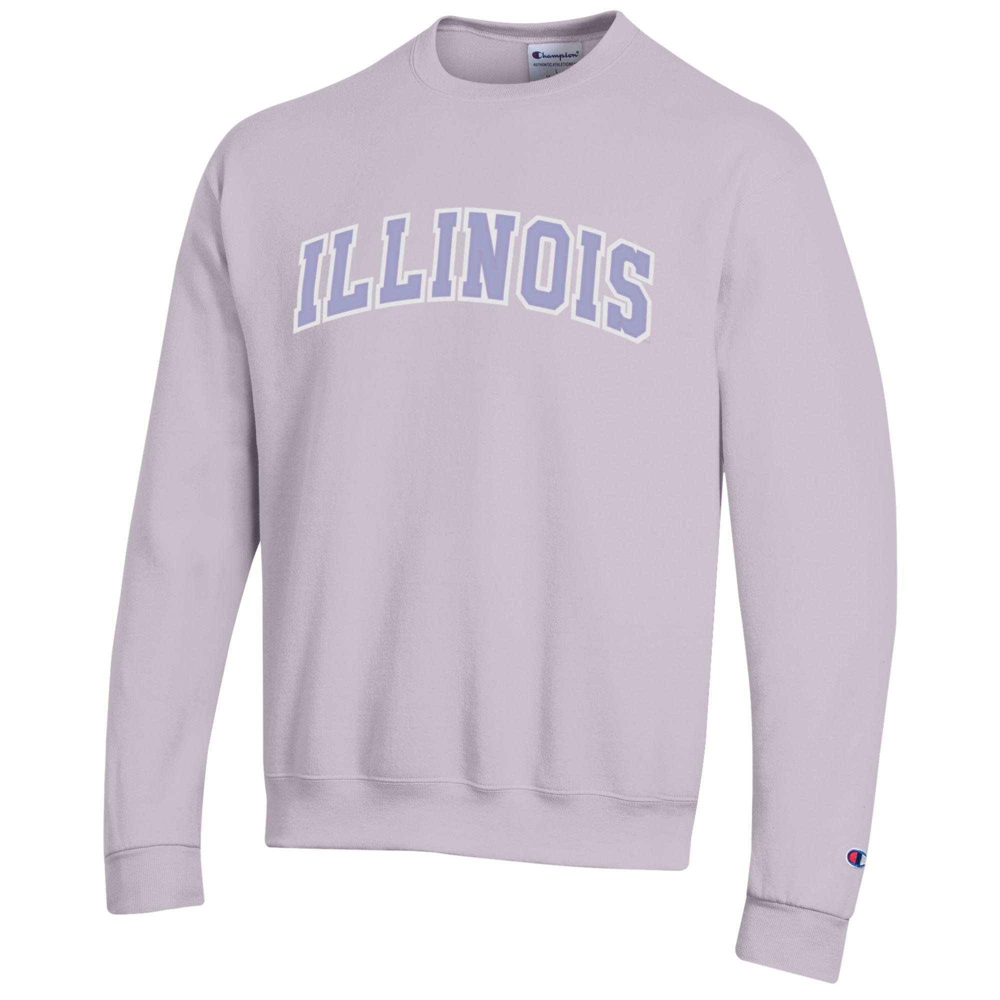 Pink University Of Illinois Crewneck Women's Uscape Apparel Purple