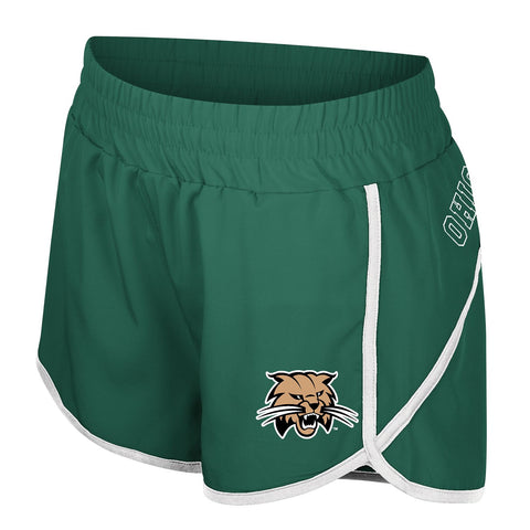Ohio Bobcats Women's Green/White Shorts