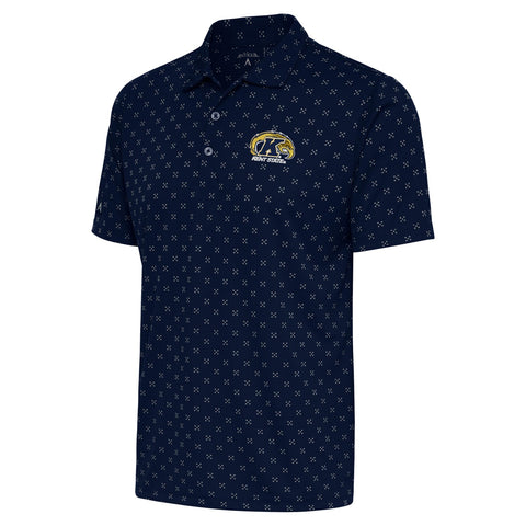 KSU Golden Flashes Men's Antigua Spark Navy Polo