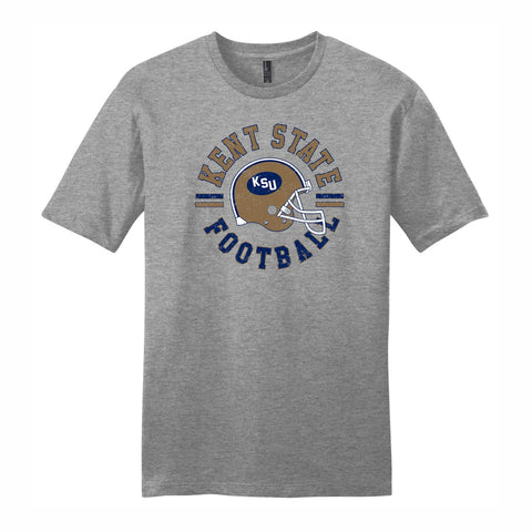 KSU Golden Flashes Vintage Football Helmet Circle T-Shirt