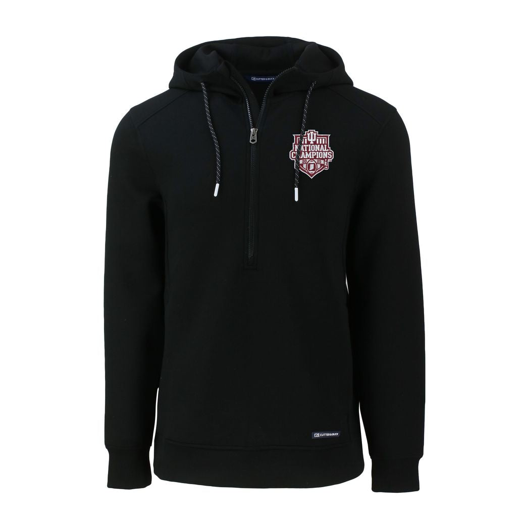 Indiana Hoosiers National Champions Men's Roam Half-Zip Hooded Pullove ...