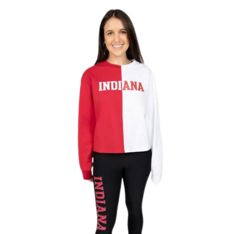 Indiana Hoosiers Women's Hype and Vice Quarterback Top