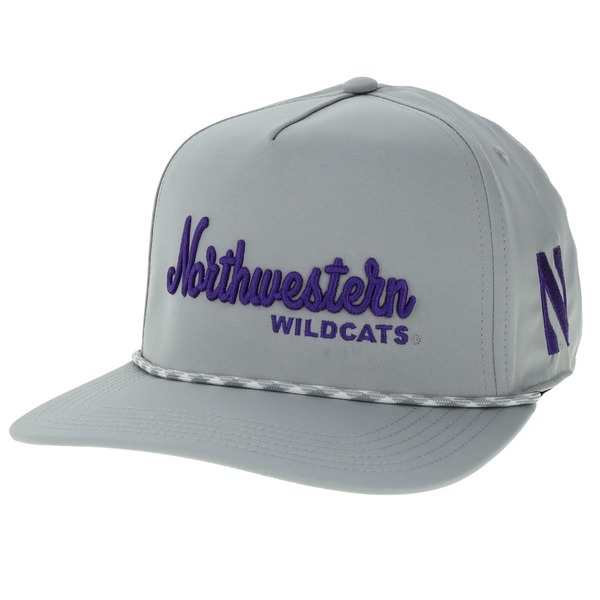 Northwestern Wildcats Grey Caddy Rope Hat – Gameday Spirit Fanstore