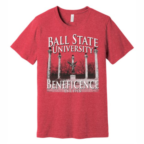 BSU Cardinals Beneficence Pillars T-Shirt