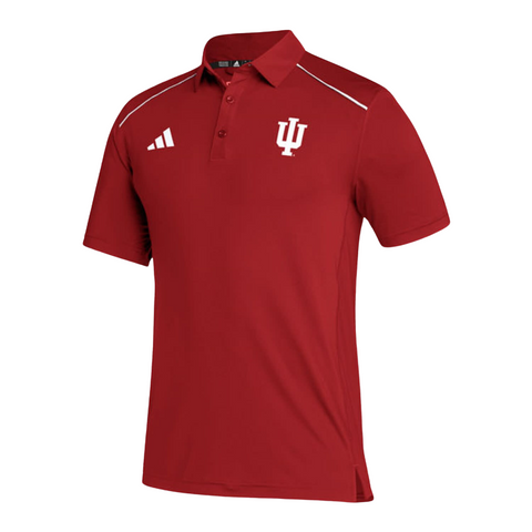 Indiana Hoosiers Men's Adidas Team Polo