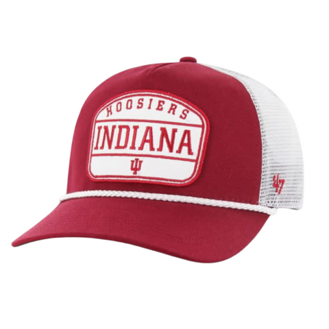 Indiana Hoosiers '47 Patch Hitch Rope Trucker Hat