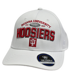 Indiana Hoosiers Adjustable White Cap