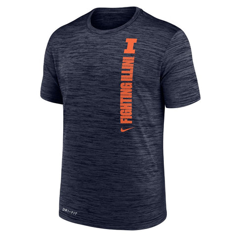 Illinois Fighting Illini Nike Dry Fit Navy T-Shirt