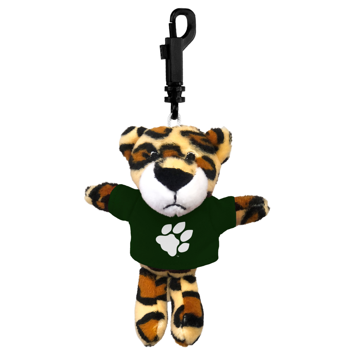 Ohio Keychain Fuzzy Leopard – Gameday Spirit Fanstore