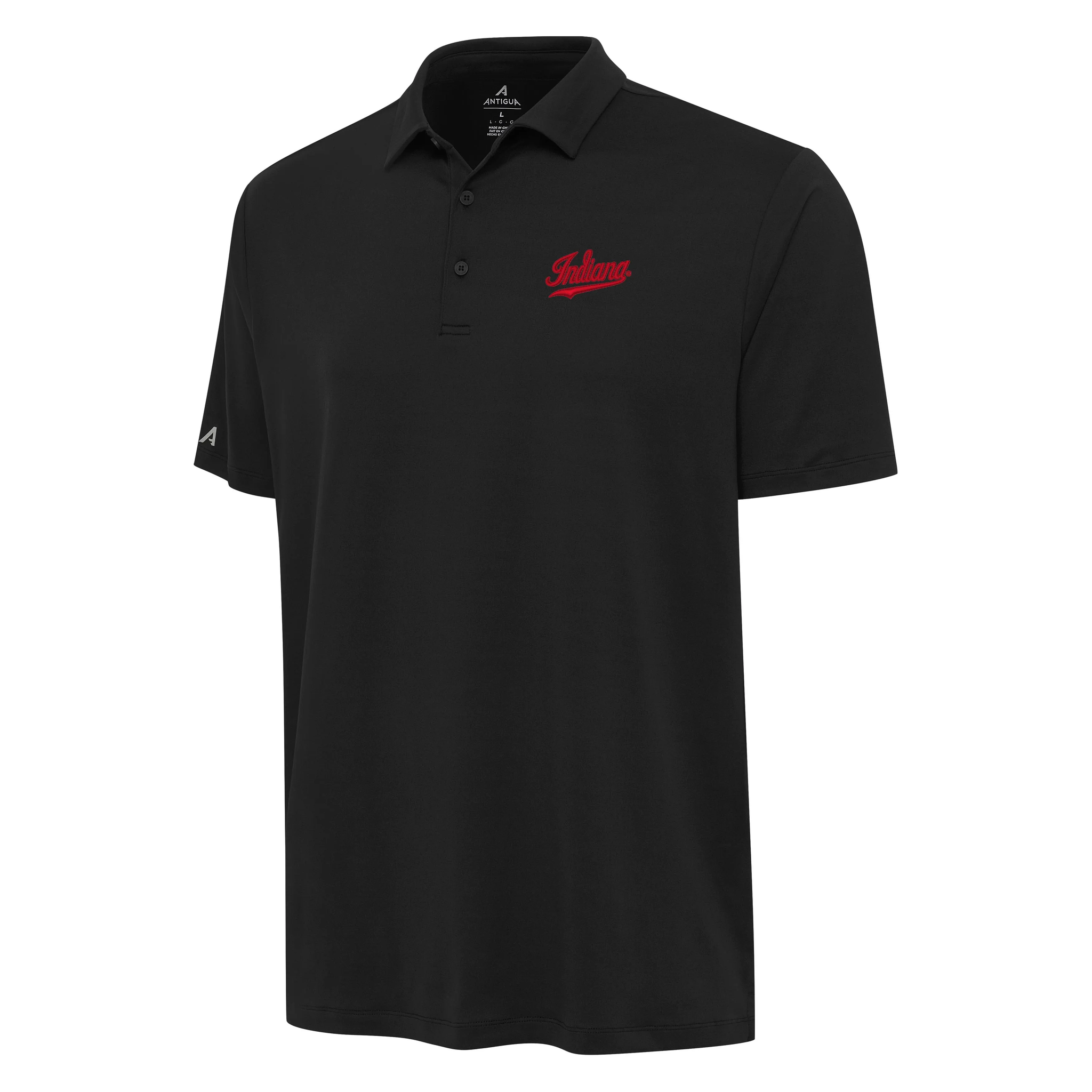 Indiana Hoosiers Men's Antigua Black Script Polo – Gameday Spirit