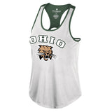 Ohio Bobcats Women's White Tank Top