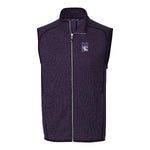 Northwestern Wildcats Men's Cutter & Buck Purple Mainsail Full Zip Vest