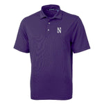 Northwestern Wildcats Men's Cutter & Buck Virtue Eco Pique Recycled Polo