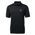 Northwestern Wildcats Men's Cutter &amp; Buck Virtue Eco Pique Tile Print Recycled Polo