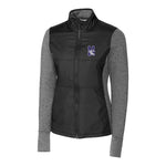 Northwestern Wildcats Women's Cutter & Buck Forge Stealth Hybrid Quilted Full Zip Windbreaker Jacket