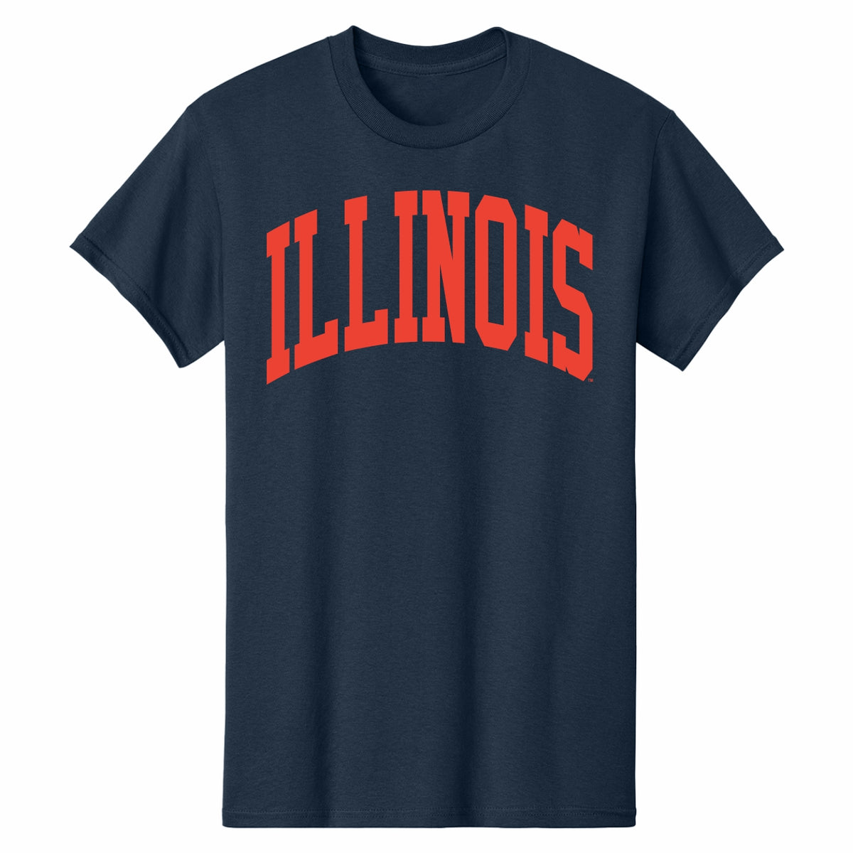 Illinois Fighting Illini New Jumbo Arch Navy Tee – Gameday Spirit Fanstore