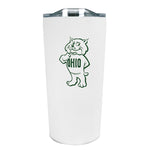 Ohio Bobcats 18oz Stainless White Tumbler