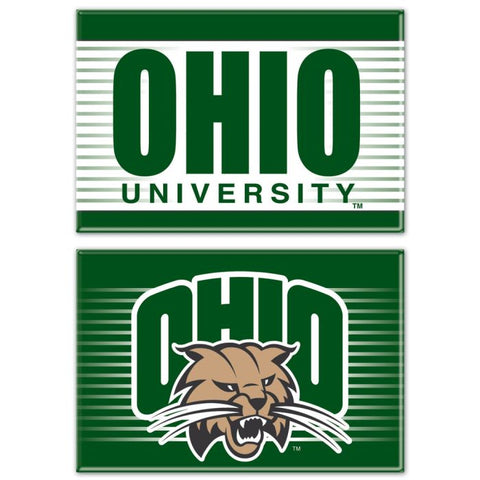 Ohio Bobcats Attack Cat 2x3 Magnets