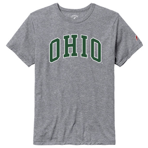 Ohio Bobcats League 2-Color Arch Grey T-Shirt