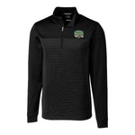 Ohio Bobcats Men's Cutter & Buck Traverse Stripe Stretch Quarter-Zip