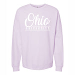 Ohio Bobcats Script Lavendar Crew