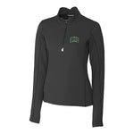 Ohio Bobcats Women's Cutter &amp; Buck Traverse Stretch Black Quarter-Zip