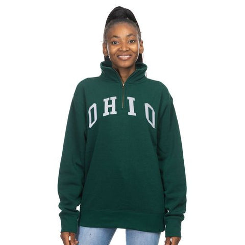 Ohio Bobcats Women's Quarter-Zip Pullover