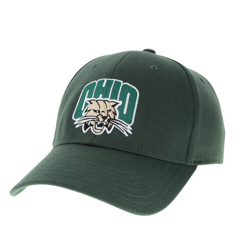 Ohio Bobcats Stretch Fit Attack Cat Hat