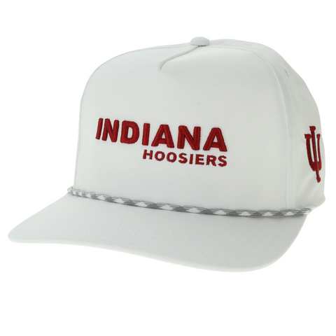 Indiana Hoosiers White Rope Caddy Hat
