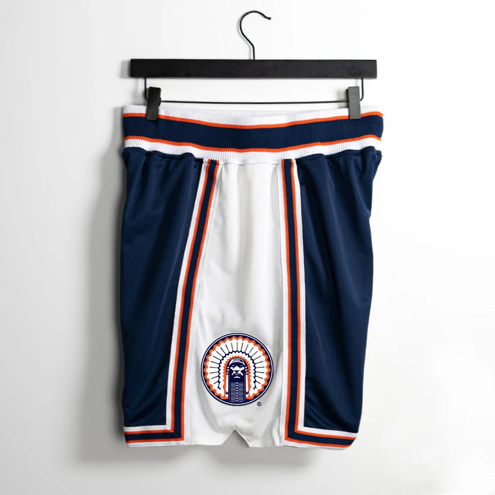 Illinois Fighting Illini 1988-1989 Legacy Authentic Shorts Chief