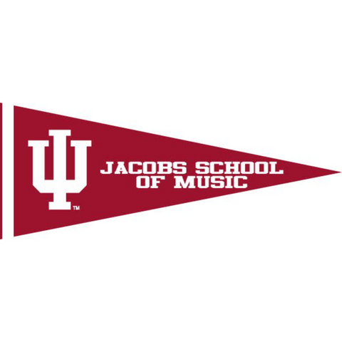 Indiana Hoosiers Jacobs School of Music 12" X 30" Pennant
