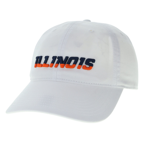 Illinois Fighting Illini Gradient White Hat