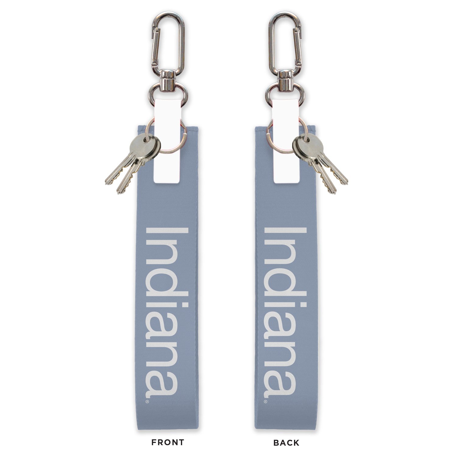 Keystrap Indiana Keystrap Light Blue Oversized Keychain – Gameday Spirit Fanstore