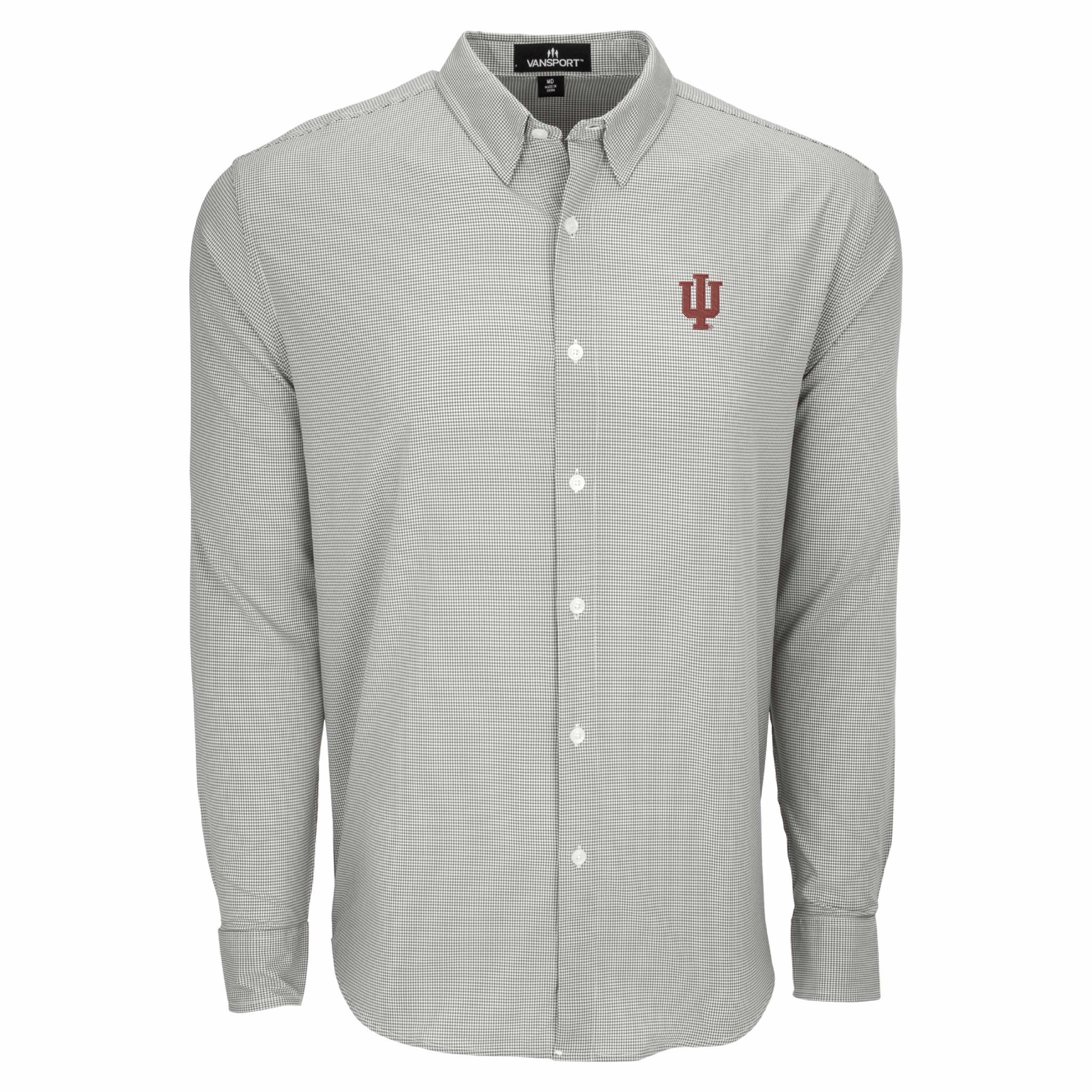 indiana university dress shirt Indiana University Script Logo T-Shirt | Grey | 3XL